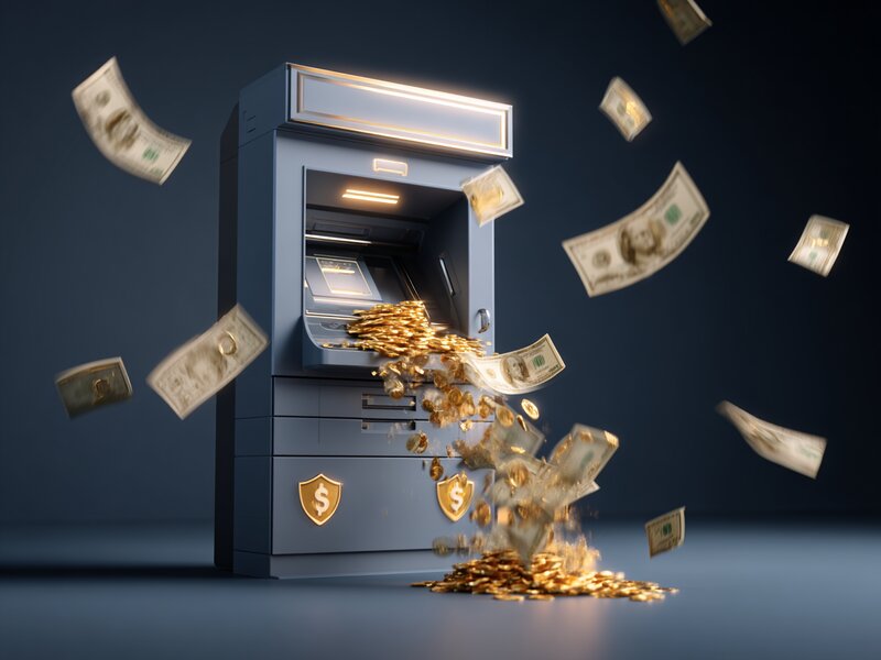 Saques rápidos via PIX